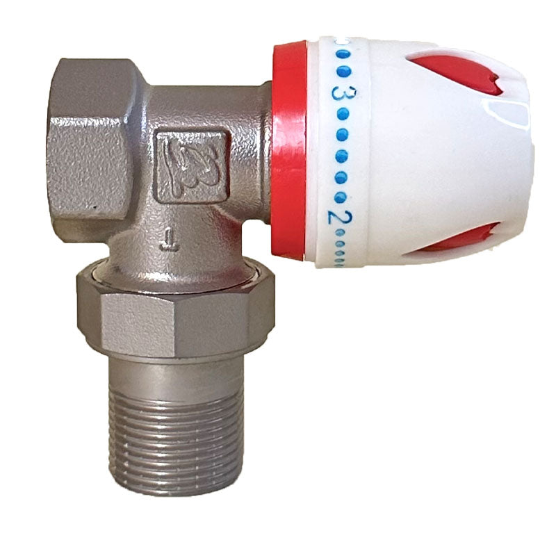 Bozheng Brass Angle manual temperature control valve 15(large)(Price please ask customer service) Angle valve aluminum-plastic temperature control valve